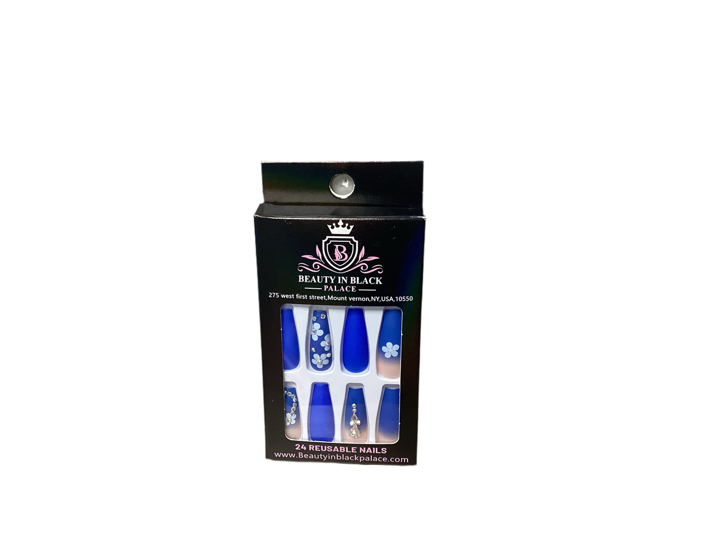 Beauty In Black Palace Press On Nails Reusable