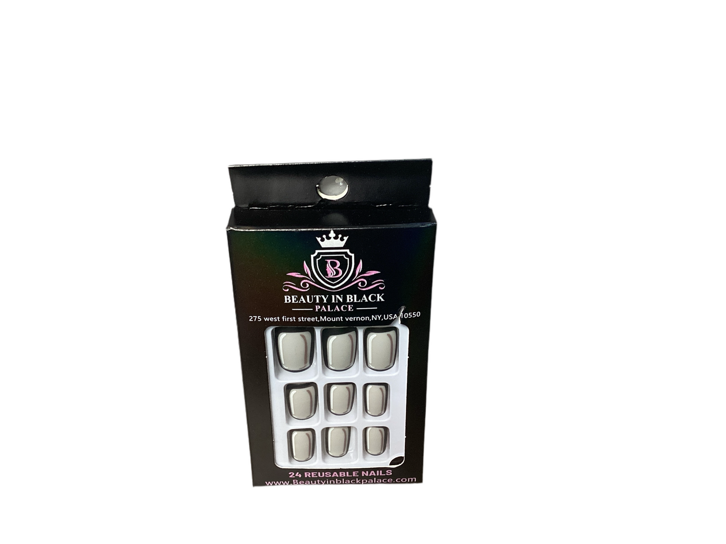 Beauty In Black Palace Press On Nails Reusable