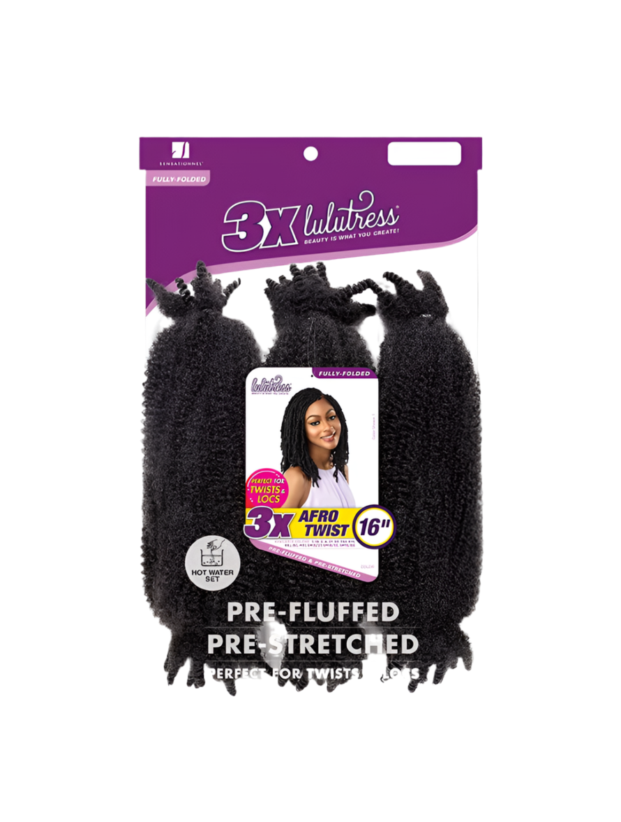 Sensationnel 3x Lulutress 24" And 16" Fully Folded Afro Twist
