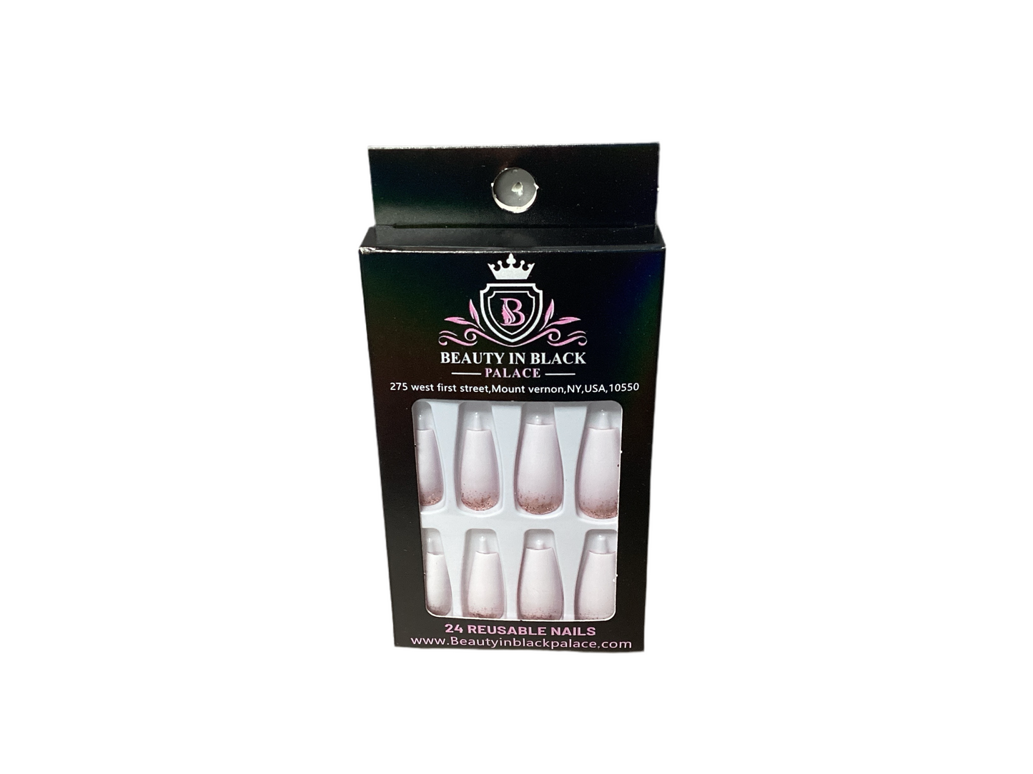 Beauty In Black Palace Press On Nails Reusable
