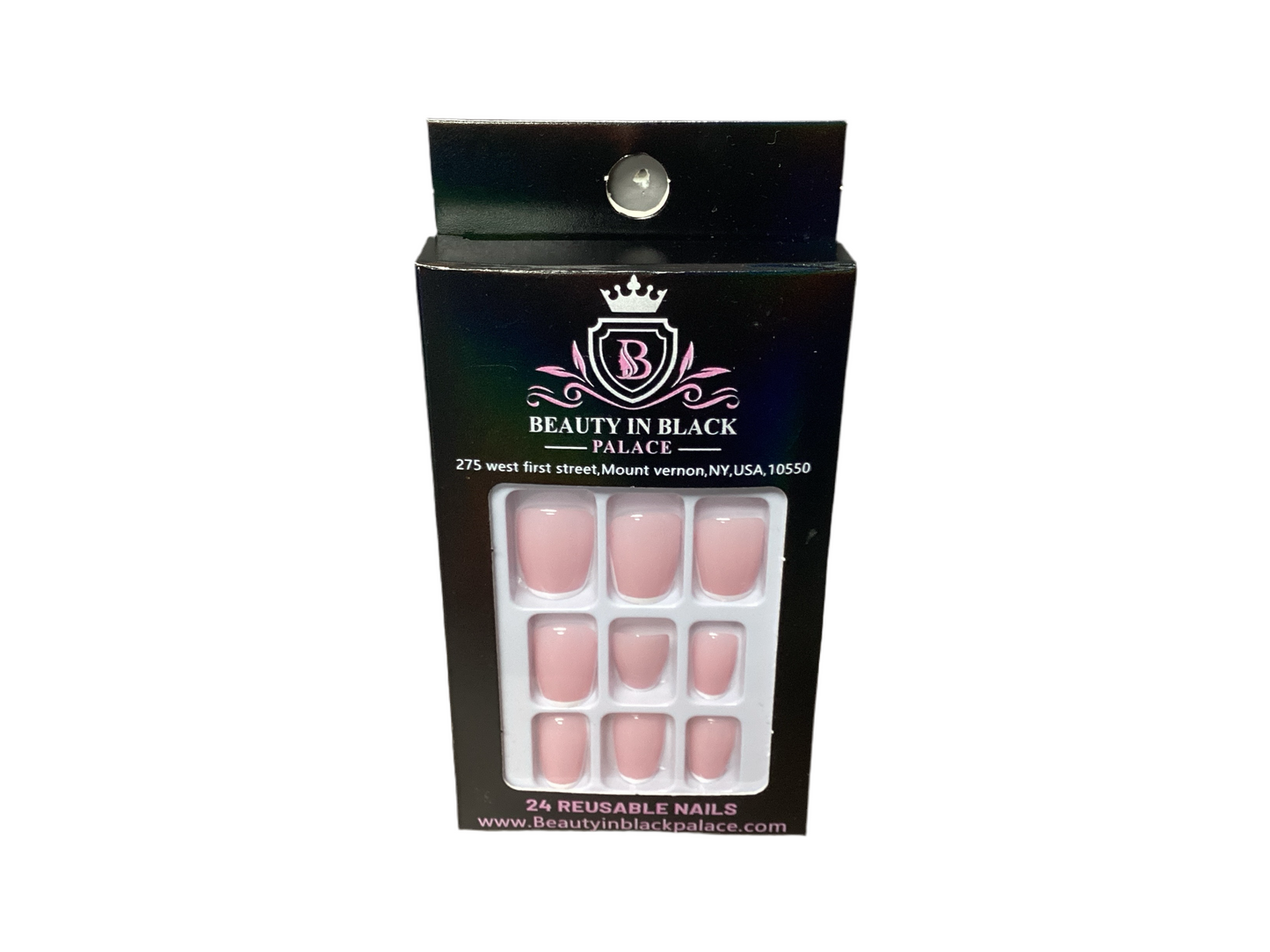 Beauty In Black Palace Press On Nails Reusable