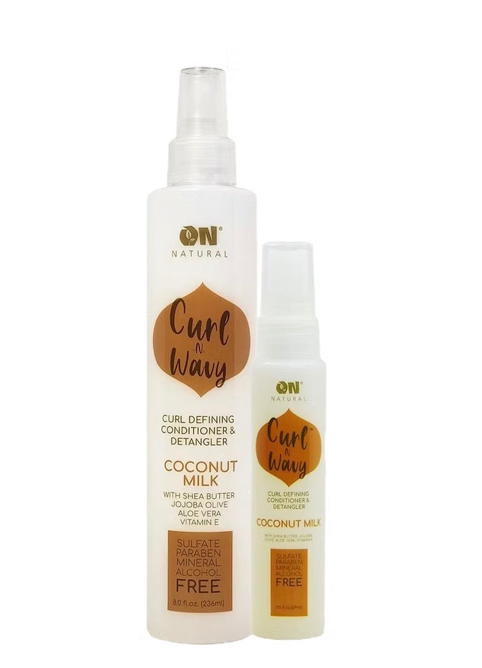 ON NATURAL Curl & Wavy Coconut Milk Conditioner & Detangler