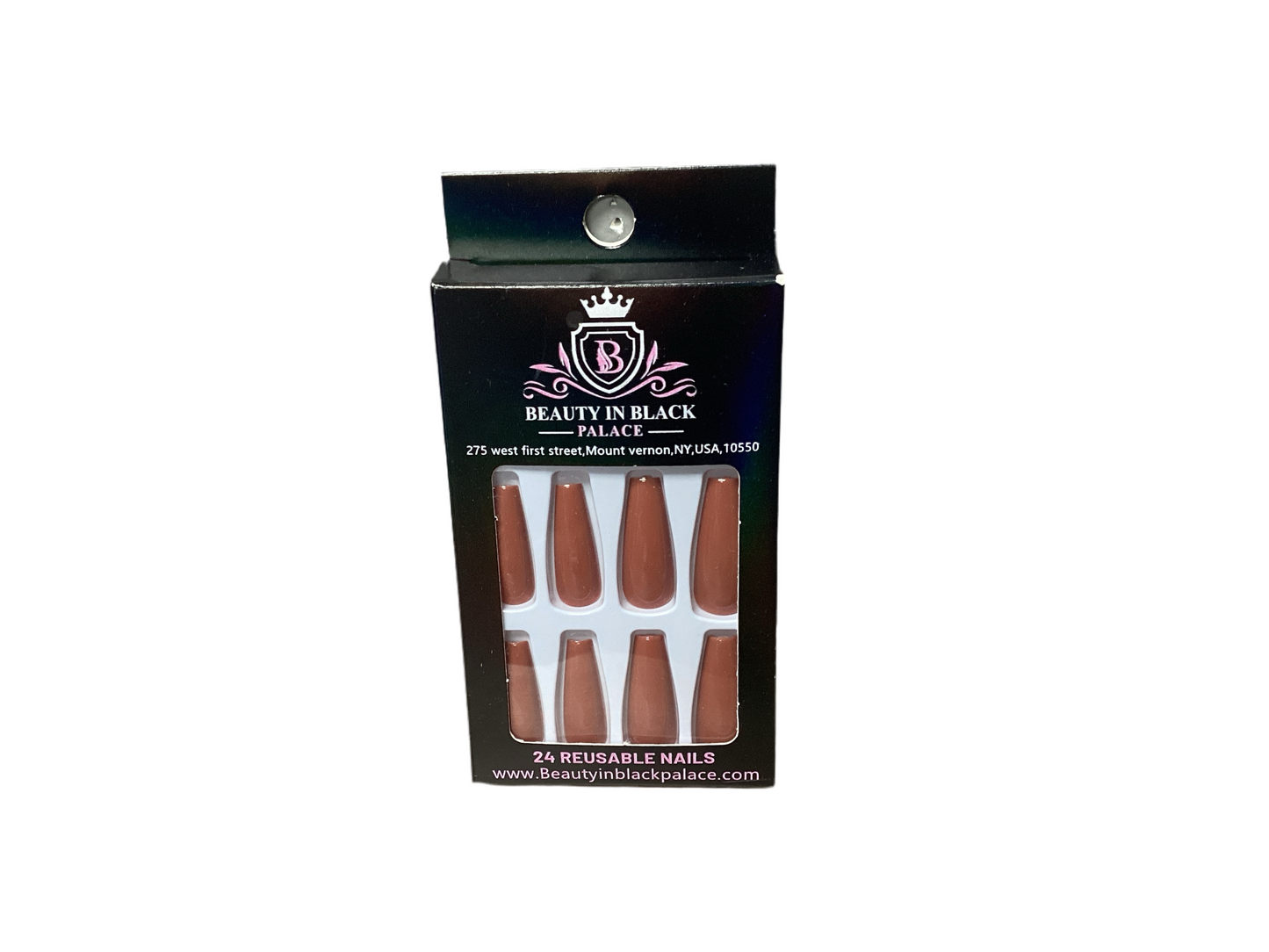 Beauty In Black Palace Press On Nails Reusable