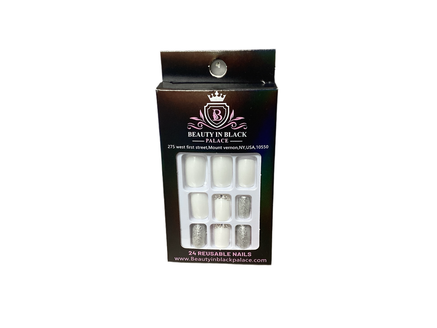 Beauty In Black Palace Press On Nails Reusable