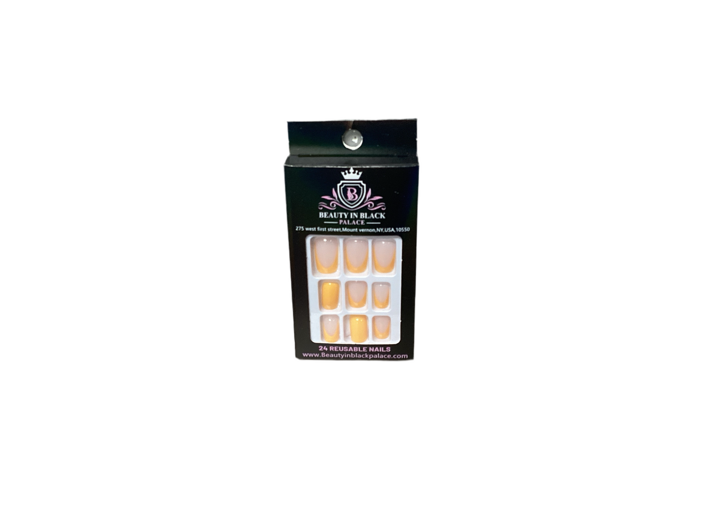 Beauty In Black Palace Press On Nails Reusable