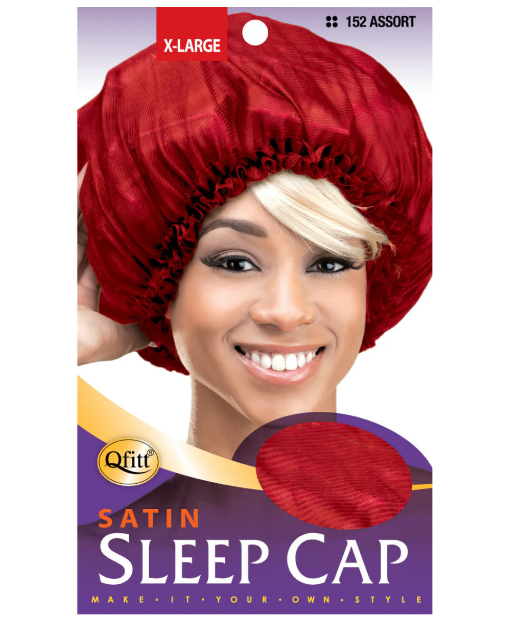 Qfitt Satin Bonnet Sleep Cap