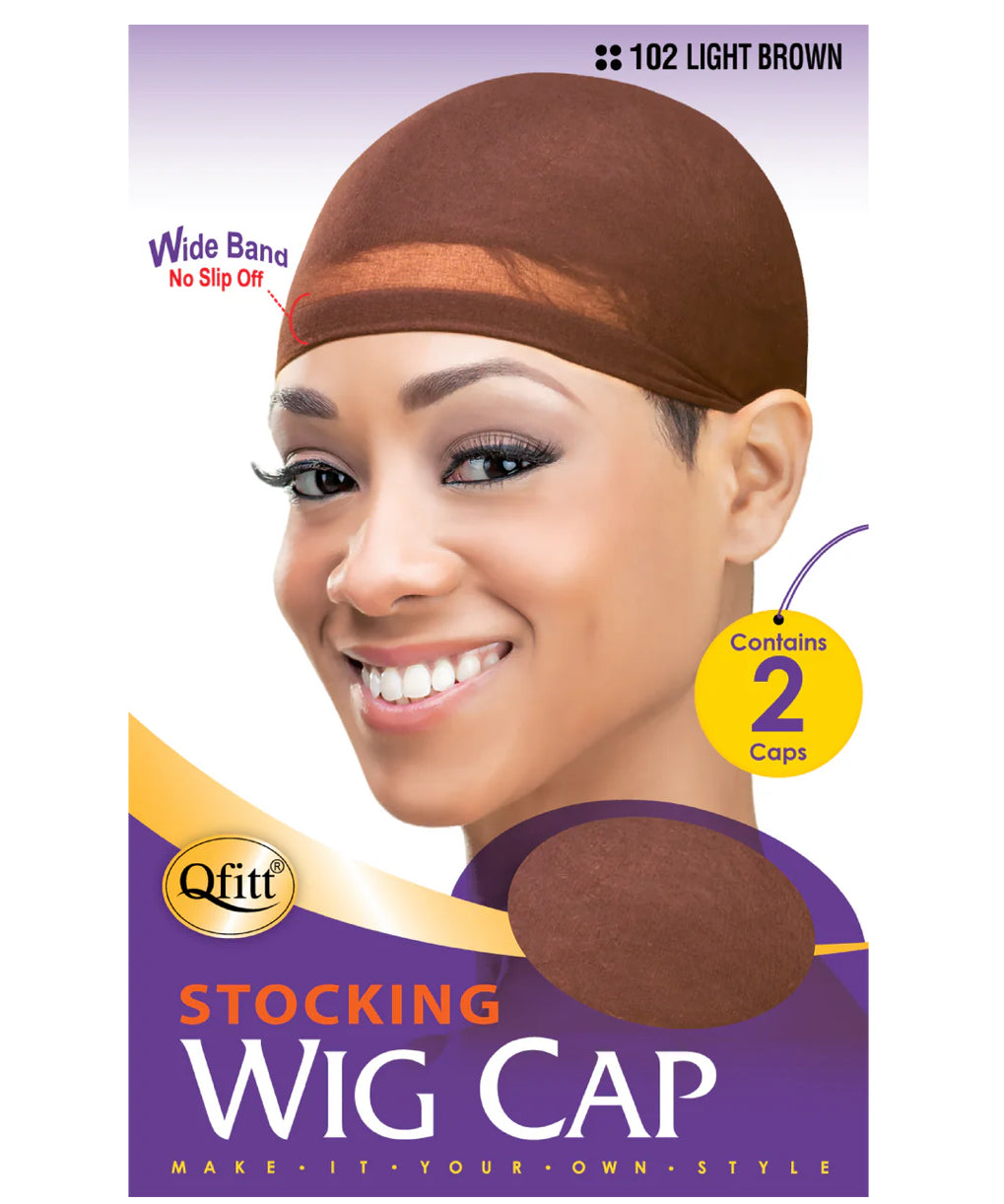 Qfitt Stocking Wig Cap Contains 2 Caps