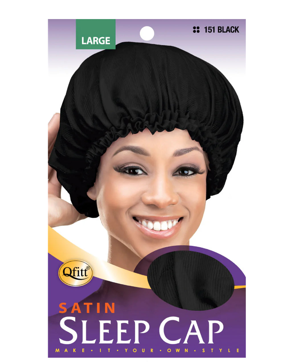Qfitt Satin Sleep Cap