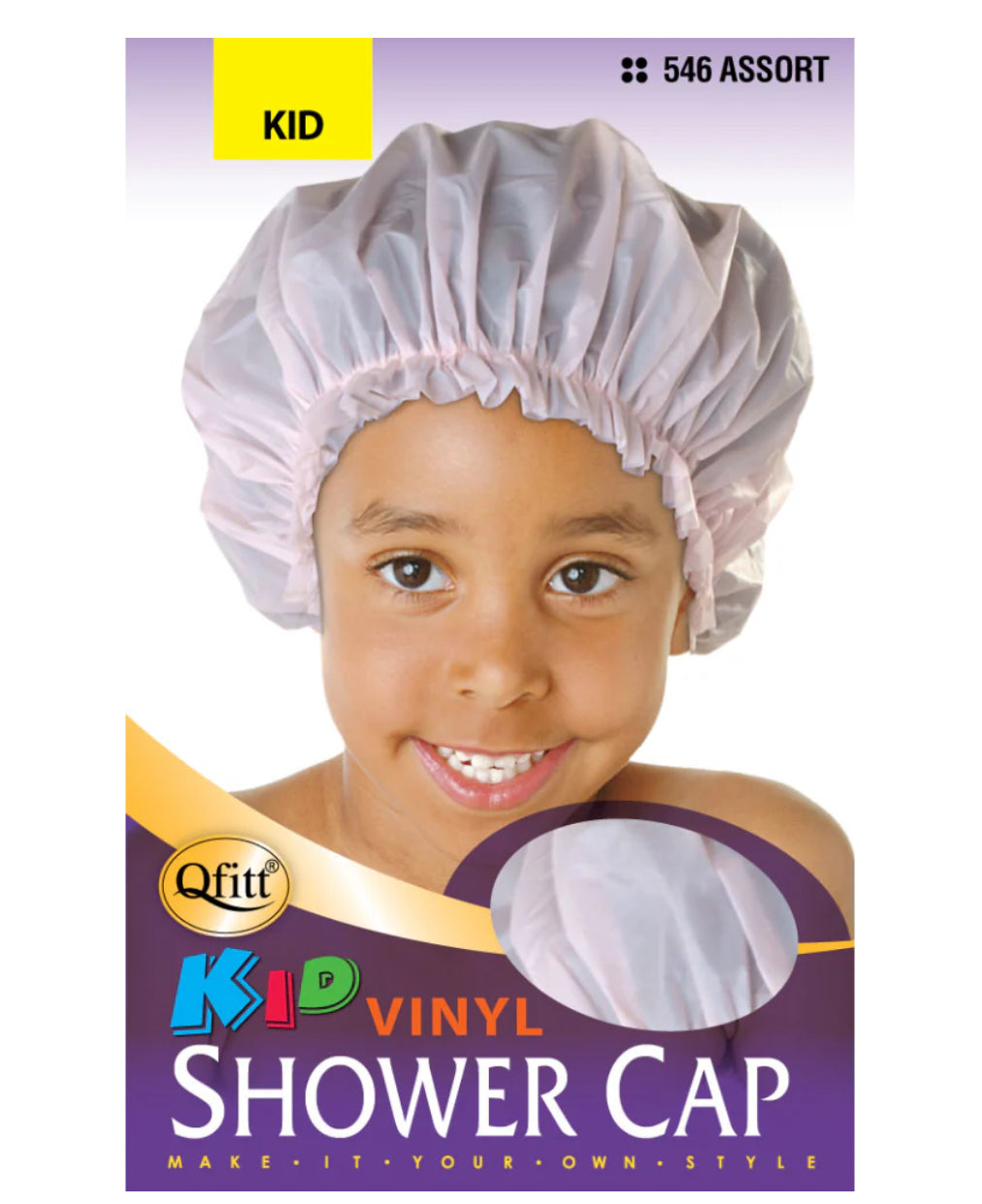 Qfitt Kid Vinyl Shower Cap