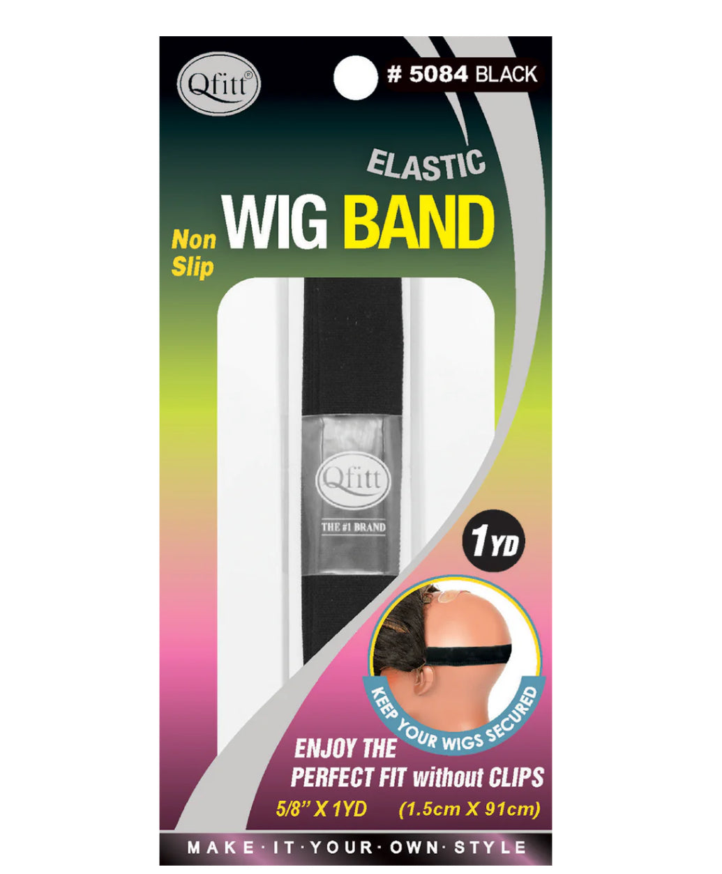 Qfitt Elastic Wig Band Non Slip