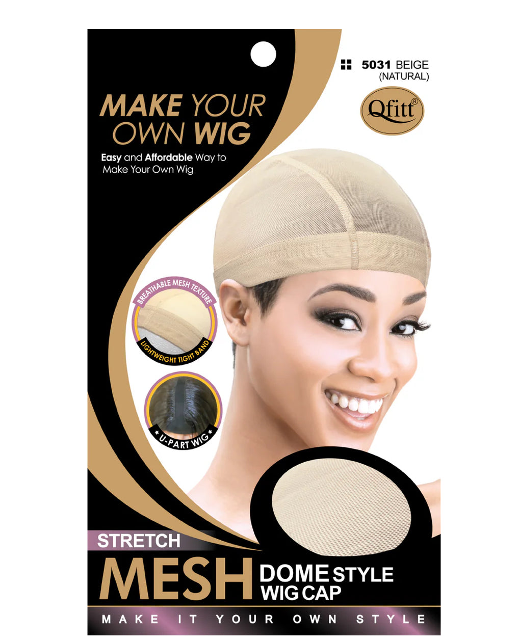 Qfitt Make Your Own Wig Dome Style Wig Cap