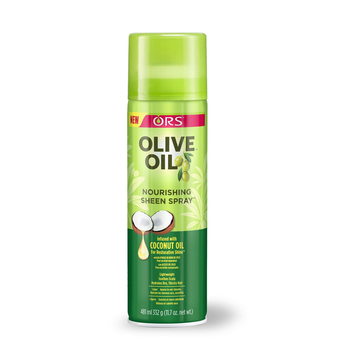 Ors Olive Oil Nourishing Sheen Spray With Coconut Oil