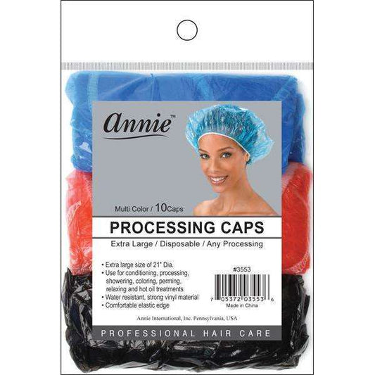 Annie Multi Color Processing Caps 10 Pack
