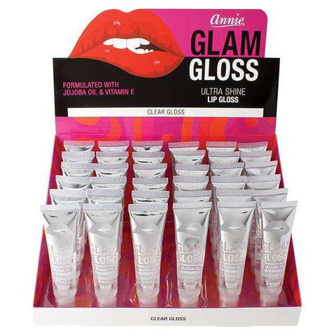 Annie Glam Gloss Formulated With Jojoba Oil And Vitamin E Clear Lip Gloss