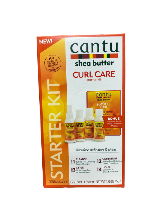 Cantu Shea Butter For Natural Hair Curl Care Starter Kit