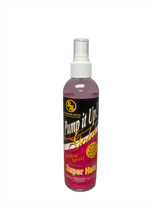 Bronner Bros. Pump It Up Gold Styling Spritz Super Hold