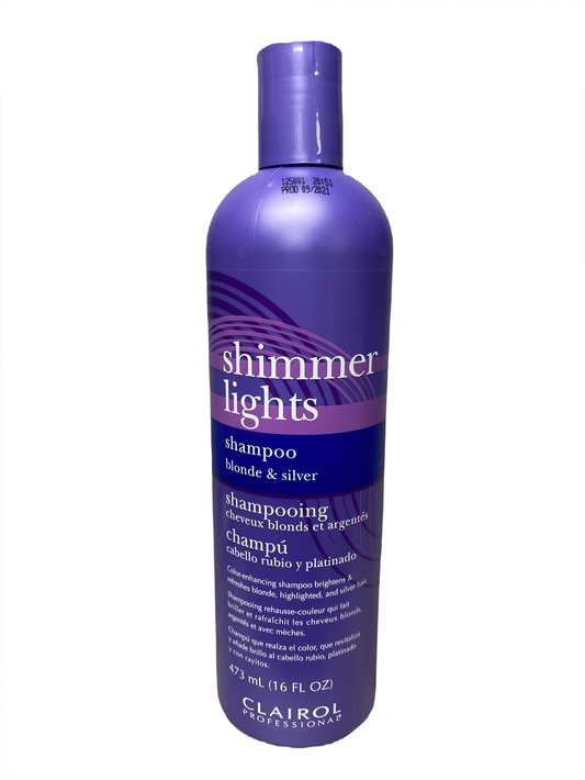 Clairol Professional Shimmer Lights Shampoo Blonde And Silver 473 ml.