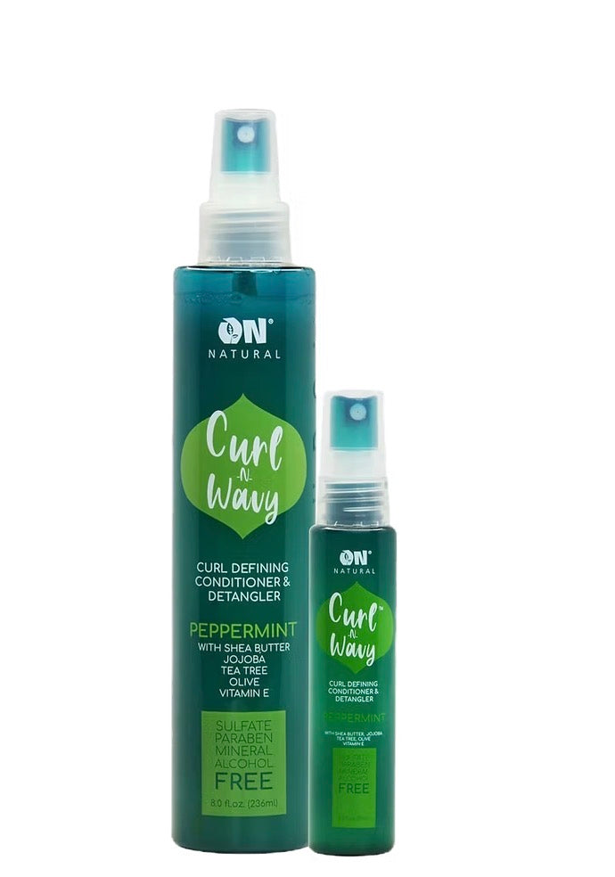 ON NATURAL Curl & Wavy Peppermint Conditioner & Detangler