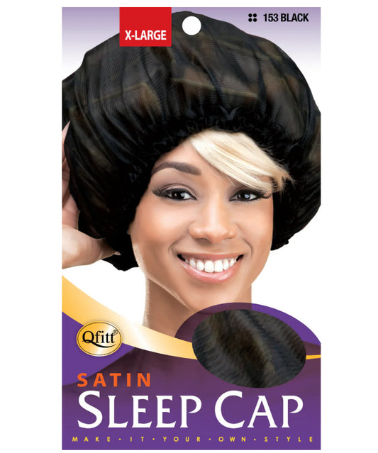Qfitt Satin Bonnet Sleep Cap