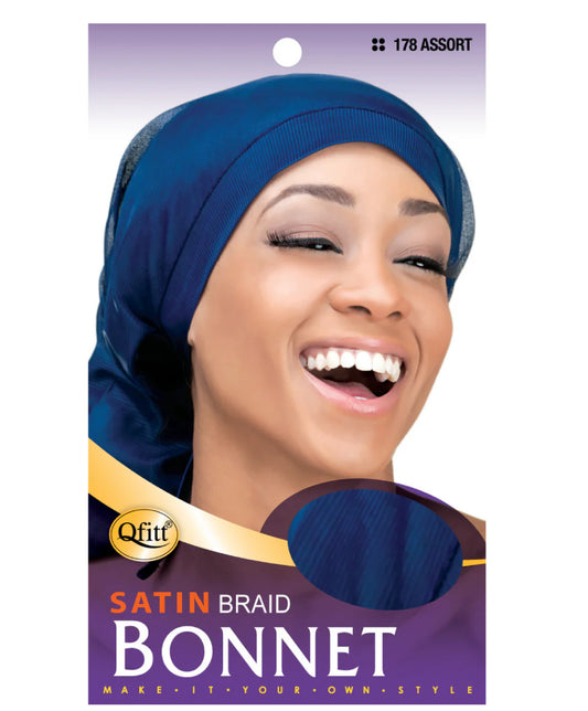 Qfitt Satin Braid Bonnet