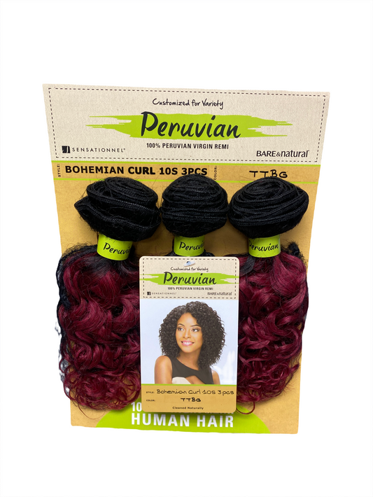 Sensationnel Bare And Natural Peruvian 100% Virgin Remi Human Hair