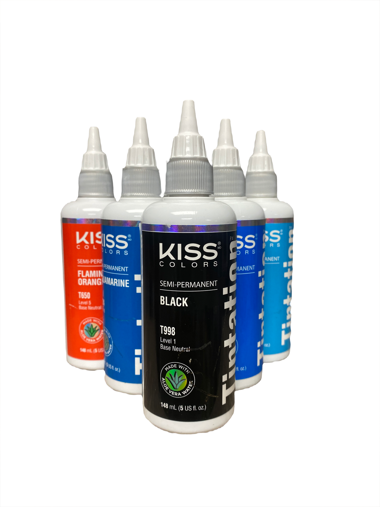 Kiss Tintation Semi-Permanent Hair Color Black T998