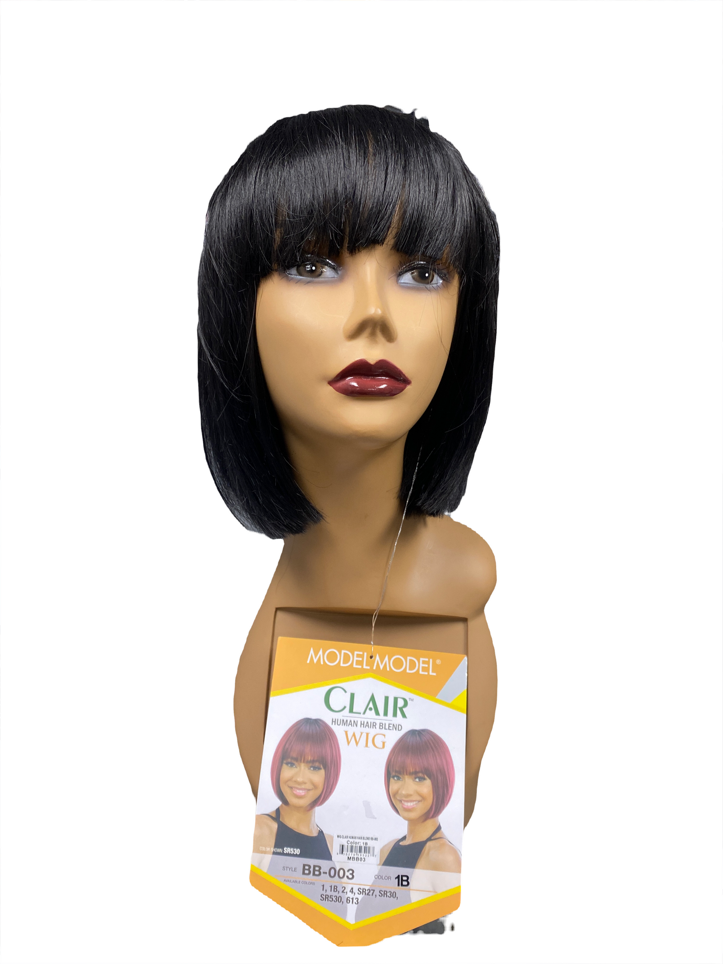 Model Model Clair Human Hair Blend Wig