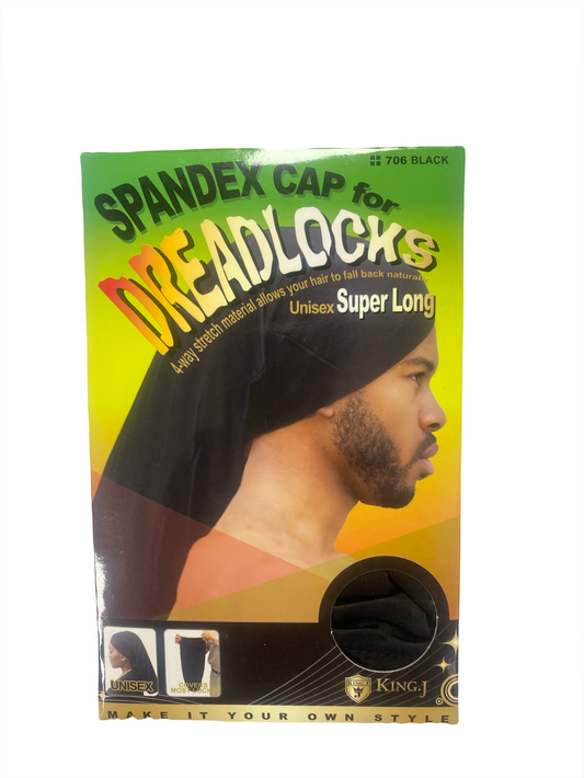King.J Spandex Cap For Dreadlocks Unisex