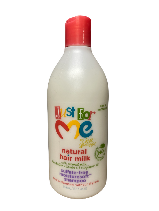 Just For Me Natural Hair Milk Sulfate-Free Moisturesoft Shampoo 399 ml.