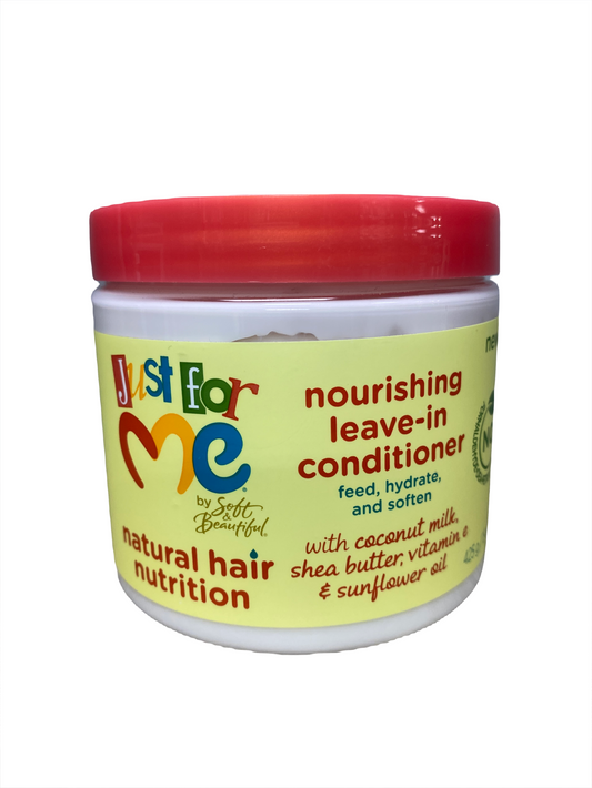 Jus For Me natural Hair Nutrition Nourishing Leave-In Conditioner 15 oz.