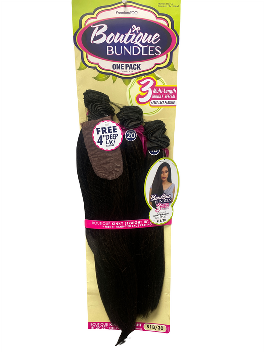 Sensationnel Premium Too Boutique Bundles 3 Multi Length + Free Lace Parting
